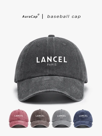 复古水洗帽，男女皆宜，四季皆可佩戴，春夏秋冬皆宜，可调节帽带，适合情人节、婚礼、圣诞节、开学季、父亲节、户外运动旅行、防晒等场合，是送给男士和女士的必备礼物。小众可定制卡车帽，有黑色、粉色、紫色、黄色可选。休闲帽饰