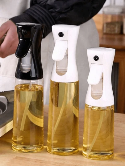 1pc Household Kitchen BBQ Olive Oil Sprayer Dispenser, Oil Mister Spray Bottle For Reduced-Fat Cooking. Not Dishwasher Friendly, Reusable. Suitable For Kitchen Use.