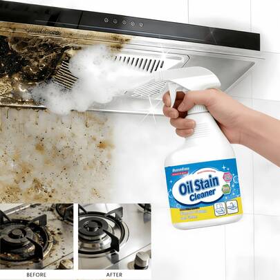 500ml Foaming Kitchen Cleaner, Multi-Purpose Degreaser For Cleaning Stove, Oven, Tiles, Cookware, Removes Stubborn Grease And Grime