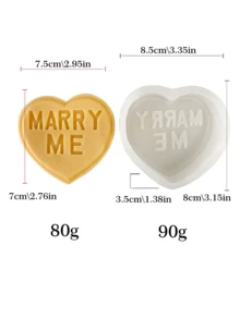 情书蜡烛模具，浮雕情书告白模具，硅胶蜡烛模具，婚礼蜡烛模具，手工皂模具，情人节礼物模具 - 愛心字母-模具 - 查看 8