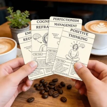 36sheets Somatic Coping Skill Cards: Techniques And Exercises To Emotion Regulation & Stress, Regulation Flashcards, Self Love, Self Care Gifts For Women - A - View 6