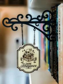 1pc Wooden Book Category Divider Bookmark Separator Label, E-Book Corner Tag, Bookshelf Label With Hook, Handmade Home Decor For Living Room - Multicolor - View 9