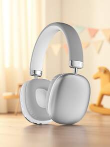 Wireless Headphones, Adjustable & Comfortable Headphones,Bluetooth 5.3 Headband - 銀色 - 查看 4