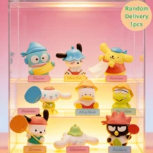 Miniso 1 قطعة صندوق سري لسلسلة دمى لعبة سانريو المتبخرة، دمية كلب القرفة والكلب البودنج، تمثال دمية للبنات، هدية عيد ميلاد (التوصيل عشوائي) - متعدد الألوان - مشاهدة 10