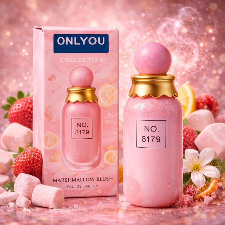 Fragrance World ONLY YOU COLLECTION MARSHMALLOW BLUSH NO. 8179 30ML EDP FOR WOMEN STRAWBERRY RASPBERRY - Sweet - View 1