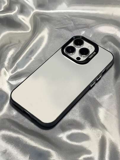 1 件装黑色纯色极简全包覆 TPU 防震手机壳，兼容 Apple 17、16、15、14、13、12、11 Pro Max、Air 和 Series 系列