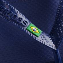 Havaianas Flip-Flops With Brazil Flag Design, Sandals For Men And Women. - Azul Marino - Ver 3