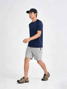 Men's Soft Bottom Outdoor Sandals, Summer Closed Toe Beach Shoes, Breathable Water Shoes - Khaki - View 9