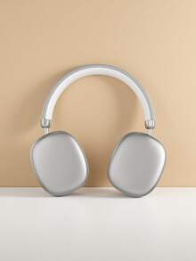 Wireless Headphones, Adjustable & Comfortable Headphones,Bluetooth 5.3 Headband - 銀色 - 查看 6