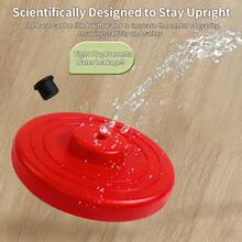 10-Layer Kids Throwing Ring Toss Game, Thickened Waterproof Rings, Sturdy Weighted Base, Stacking Ring Toss Toy, Parent-Child Interactive Gift - Multicolor - View 5