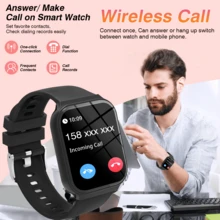 Brand New High-Definition Touch Screen Smart Watch With Wireless Calling (Dial & Answer), Abundant Watch Faces, Activity Tracking, Message Notifications, Multi-App Alerts, Compatible With Android And IOS Phones, Perfect Gift For Boyfriend/Girlfriend - Multicolor - View 3