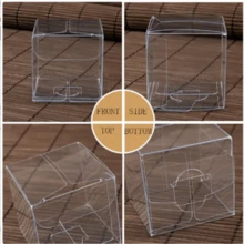 10pcs Wholesale New Transparent PVC Box Packaging, Wedding/Christmas Gift Boxes For Chocolate, Candy, Apple, Transparent Boxes For Events - PVC Multi-size Transparent Box - View 4