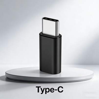 1-2 Pcs Set, Dual Color Options, Mini Portable Plug-And-Play Lightning To USB-C Fast Charging Adapter, Supports PD Fast Charging, Smart Temperature Control, Precise Fit For Apple 17/17Pro/16Pro/16/15/15Pro Type-C Cables, Faster Charging, No Overheating, Business Travel / Daily Commute / Emergency Charging, 3C Digital Accessories