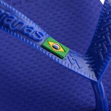 Havaianas Flip-Flops With Brazil Flag Design, Sandals For Men And Women. - Biru laut - View 2