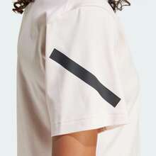 Adidas True Healing 系列運動服飾 Black Label 制服 純棉運動休閒落肩短袖女款T恤 - 卡其色 - 查看 3