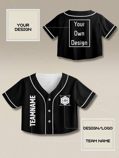 Quà tặng cá nhân hóa dành cho phái nữ: Áo khoác bóng chày ngắn thời trang dành cho nữ - Có thể in tên và số để tạo bất ngờ cá nhân. Thích hợp cho thể thao, trang phục thường ngày và các buổi tụ họp.