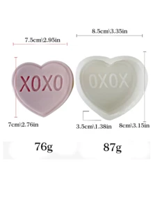 情书蜡烛模具，浮雕情书告白模具，硅胶蜡烛模具，婚礼蜡烛模具，手工皂模具，情人节礼物模具 - 愛心字母-模具 - 查看 16