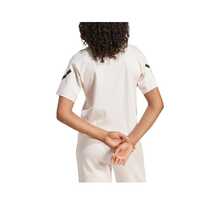 Adidas True Healing 系列運動服飾 Black Label 制服 純棉運動休閒落肩短袖女款T恤 - 卡其色 - 查看 2