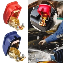 2 Packs Car Battery Terminal Clamps With Quick Release Mechanism - Protects Positive And Negative Connectors, Suitable For Safely Disconnecting Car Battery Terminals - A - View 8