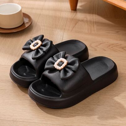 ASOFTER Dép lê đế dày họa tiết hoa mùa xuân hè, kiểu dáng thời trang, chống trượt, chất liệu EVA, thích hợp đi biển/thường ngày/đi làm, đi chơi, ở nhà và đi làm.