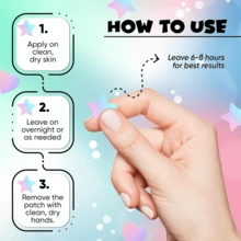 504片/盒 星形和心形水胶体祛痘贴，不含酒精，无香精，温和不刺激，有效遮盖痘痘，蕴含水杨酸和茶树油，是馈赠佳品。 - 彩色 - 查看 11