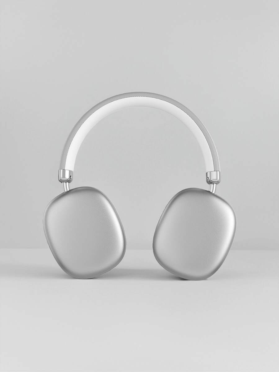 Wireless Headphones, Adjustable & Comfortable Headphones,Bluetooth 5.3 Headband - 銀色 - 查看 1