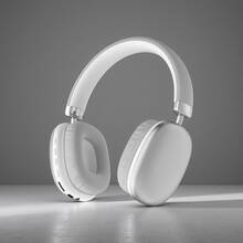 Wireless Headphones, Adjustable & Comfortable Headphones,Bluetooth 5.3 Headband - 銀色 - 查看 8