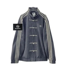 Adidas Originals CTT Chinese Track Top Casual Jacket KR0295 Unisex Blue Gray - 藍色 - 查看 1