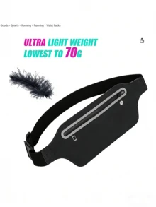 Adjustable Waist Pack, Slim Expandable Pocket Waist Belt Bag, Waterproof Fanny Pack For Men And Women, Elastic Running Waist Pouch Fits Galaxy Phone - Multicolor - View 3