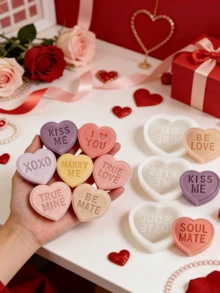 情书蜡烛模具，浮雕情书告白模具，硅胶蜡烛模具，婚礼蜡烛模具，手工皂模具，情人节礼物模具 - 愛心字母-模具 - 查看 3