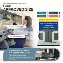 真空壓縮背包 - 這款旅行壓縮背包適用於筆記型電腦、工作、週末旅行和日常使用。防水、大容量、男女通用、男士旅行背包，功能齊全、節省空間，配有可調式防滑3D泡棉肩帶，輕巧耐用，採用尼龍材質，可折疊且不易褪色。是學生和休閒旅行的理想之選。 - 軍綠色 - 查看 9