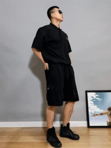 Nike حذاء رياضي كاجوال عالي الكاحل من جلد داعم ودافئ من نايك كورت بورو ميد، أسود - الأسود - مشاهدة 7