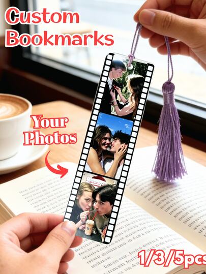 写真ブックマーク 名入れ、写真転写ブックマーク オーダーメイド、写真 記念品、タッセル付き 記念日ギフト、本好きへのプレゼント、入学祝い、ファミリーギフト、子供への贈り物 - 記念日ギフト、母の日ギフト、父の日ギフトにもおすすめ