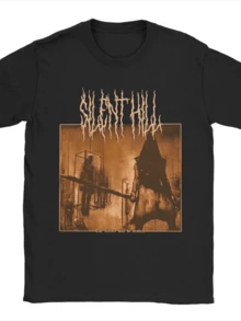 Silent Hill 2 T Shirt Men's 100% Cotton Awesome T-Shirt O Neck Tees Short Sleeve Tops - 黑色21 - 查看 1