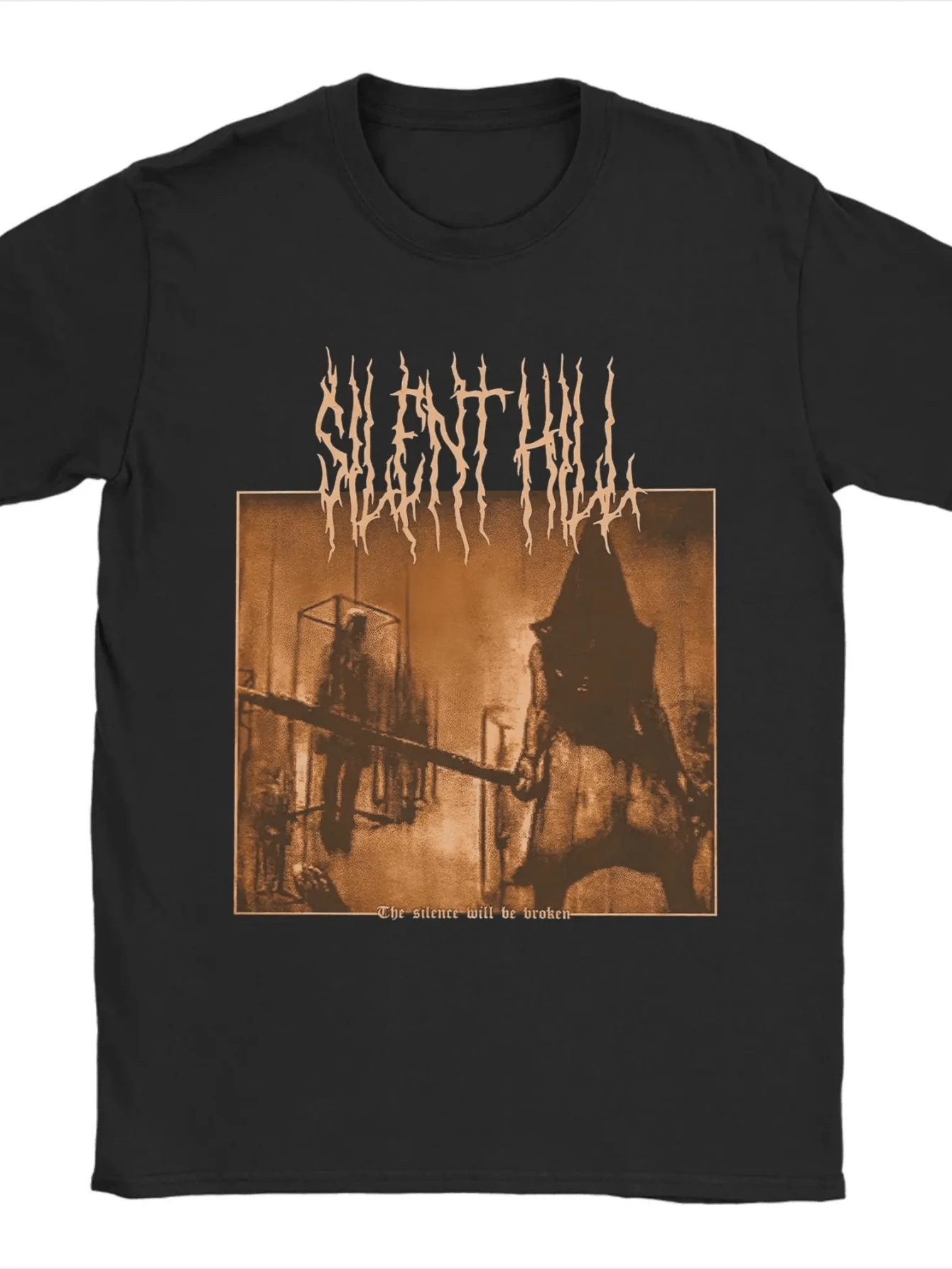 Silent Hill 2 T Shirt Men's 100% Cotton Awesome T-Shirt O Neck Tees Short Sleeve Tops - 黑色21 - 查看 1