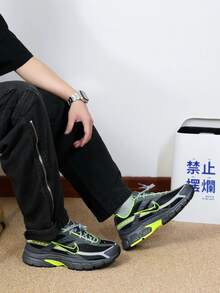 Nike Initiator 男子運動鞋老爹鞋透氣 低筒 休閒城市通勤跑步鞋 男款 黑灰 - 黑灰色 - 查看 7