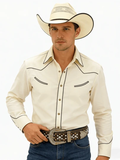 1pc Retro American Style Rhinestone Rivet Belt, Punk Rock Embellished Leather Belt, Essential Accessory For Streetwear Denim Outfit, Unisex Cowboy Style Studded Rhinestone Belt