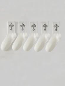 1/2/4/5/8/10/20 đôi [Phụ kiện thể thao thiết yếu] Tất thể thao nam cao đến bắp chân | Thoáng khí & thấm hút mồ hôi | Độ đàn hồi cao | Thiết kế sọc nhiều màu | Thoải mái không thể thiếu | Ưu đãi có thời hạn, Phù hợp với trang phục hàng ngày, Mùa thu - Nhiều màu - Xem 13