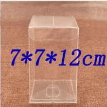 1套=10个 5x5x6/7/8/12/13/20厘米 全新透明PVC盒包装 批发 婚礼/圣诞节 巧克力糖果苹果礼品活动 - 5x5x6/7/8/12/13/20cmPVC透明盒 - 查看 5