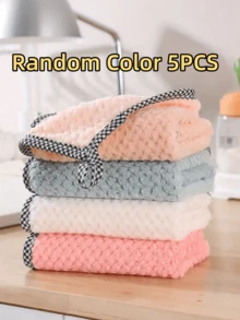 5条加厚吸水可重复使用毛巾，可机洗，适用于厨房、浴室、汽车、窗户清洁，清洁用品 - 預設 - 查看 14