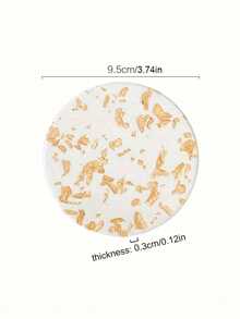 Bộ 4/6/7 miếng lót đĩa Acrylic chịu nhiệt mạ vàng/bạc, thích hợp cho nhà bếp, cốc, bình hoa, đồ trang trí bàn tối giản cho ngoài trời, tiệc tùng, sinh nhật, đám cưới, quà tặng - Nhiều màu - Xem 13