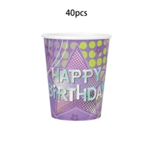 20pcs/40pcs/60pcs Kpop Happy Birthday Party Supplies Singer Star Disposable Coffee Cup Hot Cold Drinks Tea Water Milk Juice Beverages Tableware Kpop Birthday Decorations K Pop Party Decorations For Girls Women - Type a - View 9