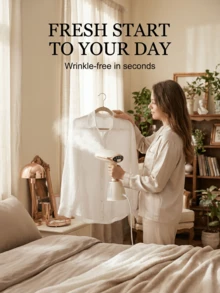 SOKANY 蒸汽刷、多功能蒸汽刷、熨斗刷、电熨斗、手持式蒸汽熨斗 - 白色 - 查看 11