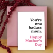 1Pc Funny Mother's Day Greeting Card Birthday Invitation Gift Mother's Day Love Card, Love Mother Card, Mother Poem, Best Mother, Perfect For Spring Birthday, Happy Mother's Day, Ideal Gift For Mother - Sets - View 5