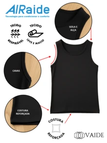 Men's Unisex Loose Fit Plain Tank Top No Print Lightweight Breathable Cool Basic Gym Sports - màu đen - Xem 8