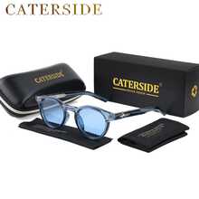 Retro Sunglasses Round PC+CP Temple Metal Core Fashion Frame Men's Eyeglasses Women Outdoor Sports Party Travel Driving Vacation Beach Casual Glasses Street Decors Photo Props , Ideal Choice For Gifts With Full Package - K40213 - 查看 1