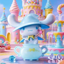 1 pieza Caja Misteriosa de Sanrio, Serie de Historias Mágicas, Entrega Aleatoria que incluye Kuromi, My Melody, Cinnamon, Pompompurin Figura de Escritorio de Dibujos Animados como Regalo de Decoración - Multicolor - Ver 7