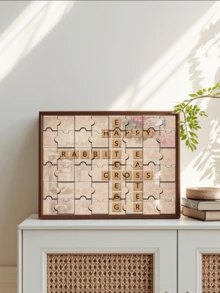 Personalisiertes Wortpuzzle Fotokollage, personalisiertes Fotopuzzle, individualisiertes Puzzle für Paar, Foto-Individualisierung, Valentinstag Geschenk, Geburtstagsgeschenk, Jahrestags-Geschenk, Paar-Geschenk, Wohndekoration, Erinnerungsstück, wiederverwendbar, süß, hochwertig, Geburtstagsgeschenk, Hochzeitsjubiläum, Abschlussgeschenk, Muttertags-Vatertags-Geschenk, multifunktional - Verschiedenfarbig - Übersicht 3