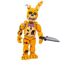 Five Nights At Freddys Figura Springtrap Articulado/luz - Naranja - Ver 1