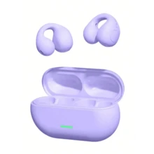 A02 蓝牙 5.3 无线耳机，夹式耳机，带降噪功能，高清通话，适用于所有智能手机 - 彩色 - 查看 8